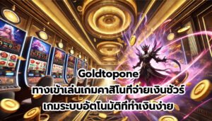 Goldtopone ทางเข้าเล่นเกมคาสิโนที่จ่ายเงินชัวร์ กับเกมระบบอัตโนมัติที่ทำเงินง่าย-9