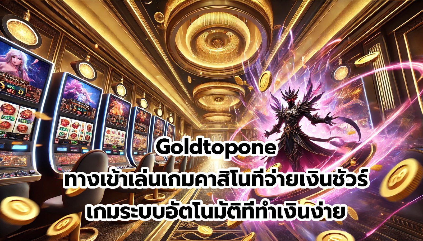 Goldtopone ทางเข้าเล่นเกมคาสิโนที่จ่ายเงินชัวร์ กับเกมระบบอัตโนมัติที่ทำเงินง่าย-9